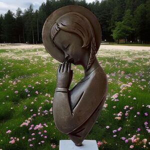 Wild Goose Studio Cast Wall Decor Plaque Madonna of Mercy Virgin Mary Ireland‎